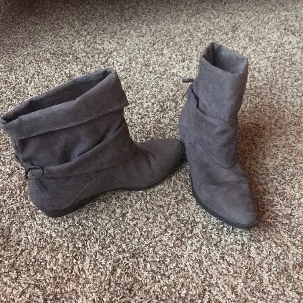 Gray Indigo rd. Ankle Booties